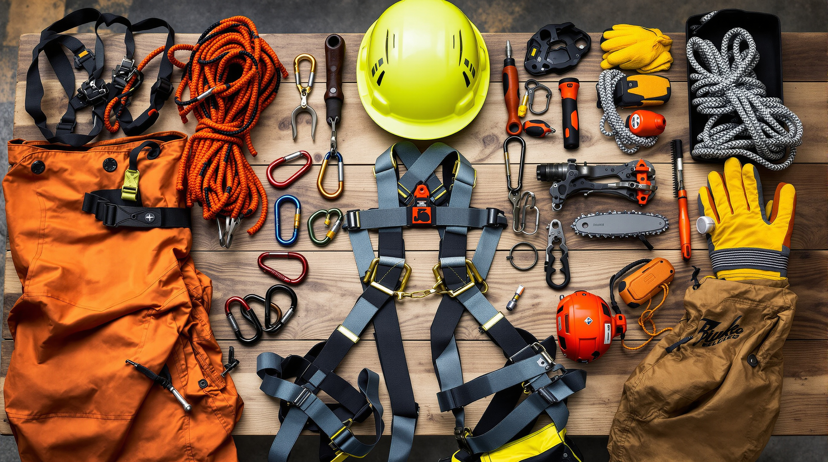 Equipement de securite pour l'elagage