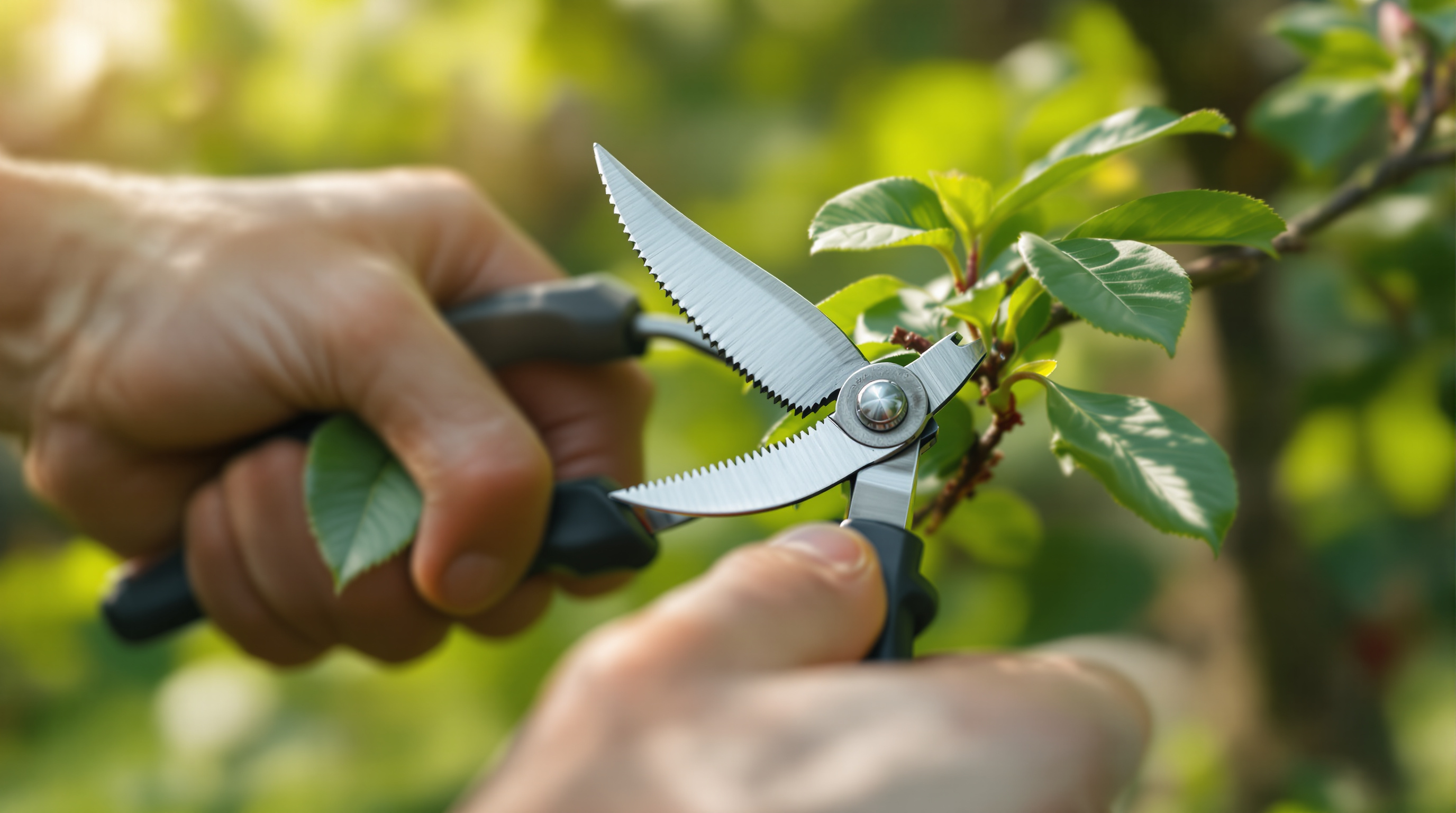 Taille experte d'un arbre par un élagueur en Vendée